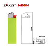 Briquet butane jetable moderne en plastique de haute qualité avec logo personnalisé en pierre de silex pour l'utilisation de cigarettes