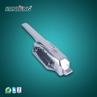 Dispositif d'évacuation à base réglable, poignée ergonomique, loquet, Walk-in Labs, cylindres chromés brillants ANSI Grade 1 de 60 mm, KUNLONG, 1 clé