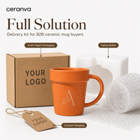 Mug en céramique en forme de pot de fleurs, lettres en relief, OEM ODM, tasse à café personnalisée pour la maison, écologique, compatible micro-ondes
