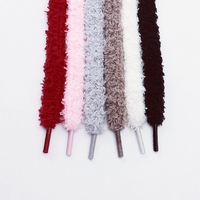 Lacets de sport ovales colorés en polyester unisexe, doux et moelleux, confortables à porter