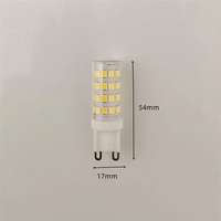 Ampoules LED Dimmables en Céramique G4 G9 G5.3 E14, Perles LED pour Projecteur, AC DC 12V 24V 36V 48V 5W