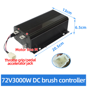 Bộ điều khiển bàn chải DC động cơ kép <span class=keywords><strong>72V</strong></span> 3000W cho xe ba bánh điện, Xe bốn bánh và xe Nâng Bộ phận điều khiển trục sau - Product Image 2