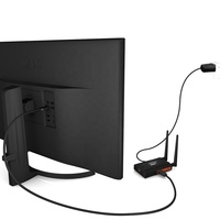 Penambah jangkauan HD nirkabel av, pemancar dan penerima 250m untuk layar konferensi 1080P 1 hingga 4 penerima