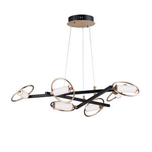 Postmodern Luxury Pendant <b>Light</b> Minimalist Glass Irregular-Shaped Circular <b>Light</b> Fixture for Living Room <b>Dining</b> Room Showroom - Product Image 2