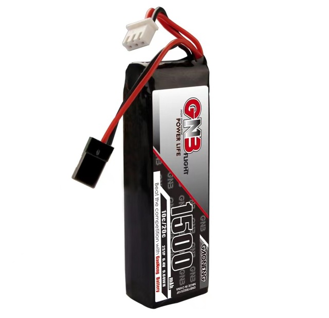 GNB GAOENG LiFe Battery 2S 1500MAH 6.4V 10C 20C JR FUTABA Connector RX TX Receiver Transmitter