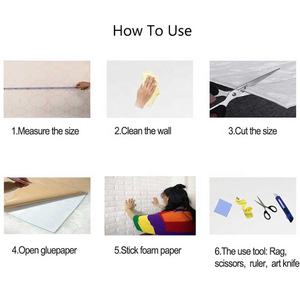 <span class=keywords><strong>Brique</strong></span> <span class=keywords><strong>papier</strong></span> <span class=keywords><strong>peint</strong></span> autocollant carreaux muraux auto-adhésif mousse 3D étanche J2 moderne PE mousse hôtel étanche <span class=keywords><strong>papier</strong></span> <span class=keywords><strong>peint</strong></span> pour <span class=keywords><strong>cuisine</strong></span> - Product Image 3