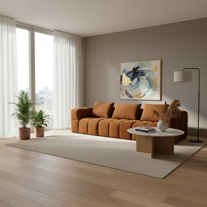 Juego de Sofás Modulares Chesterfield Comprimidos, Embalaje al Vacío en Tela, Rebote en 1 Minuto, Colores Modernos Personalizables, Ecológicos para Salas de Estar - Product Image 1