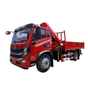 Camión Grúa Dongfeng DV3 4*2 de 10 Toneladas con Brazo Articulado de 5 Secciones, Vehículo Multifuncional para Carga y Descarga de Materiales - Product Image 1