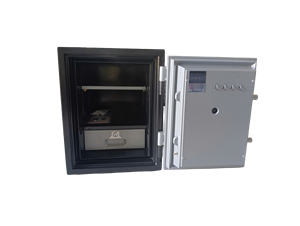 YUNOS YNS-56E Fireproof Safe-High-Security Wall-Mounted Safe with Electronic Code/Key <b>Lock</b> Waterproof Commercial Use - Product Image 4