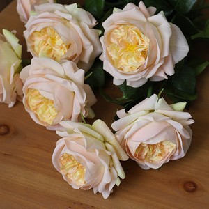 L-R459 Les fleurs artificielles les <span class=keywords><strong>plus</strong></span> populaires, roses au toucher réel, pour arrangements de mariage, propositions de mariage et bouquets de mariée - Product Image 4