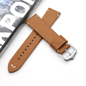 Bracelets de montre en <span class=keywords><strong>cuir</strong></span> véritable de haute qualité faits à la main sur mesure bracelets de montre en <span class=keywords><strong>cuir</strong></span> italien - Product Image 6