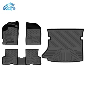 พรมปูพื้นรถยนต์ 3 มิติ TPE กันน้ำทุกสภาพอากาศ 3 ชิ้น สำหรับ Renault DUSTER 2021 สำหรับตกแต่งภายในรถยนต์ - Product Image 1