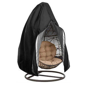 Dus-tproof-funda impermeable y duradera para <span class=keywords><strong>silla</strong></span> de Patio, cubierta de <span class=keywords><strong>silla</strong></span> columpio colgante de huevo con cremallera, resistente al agua - Product Image 1