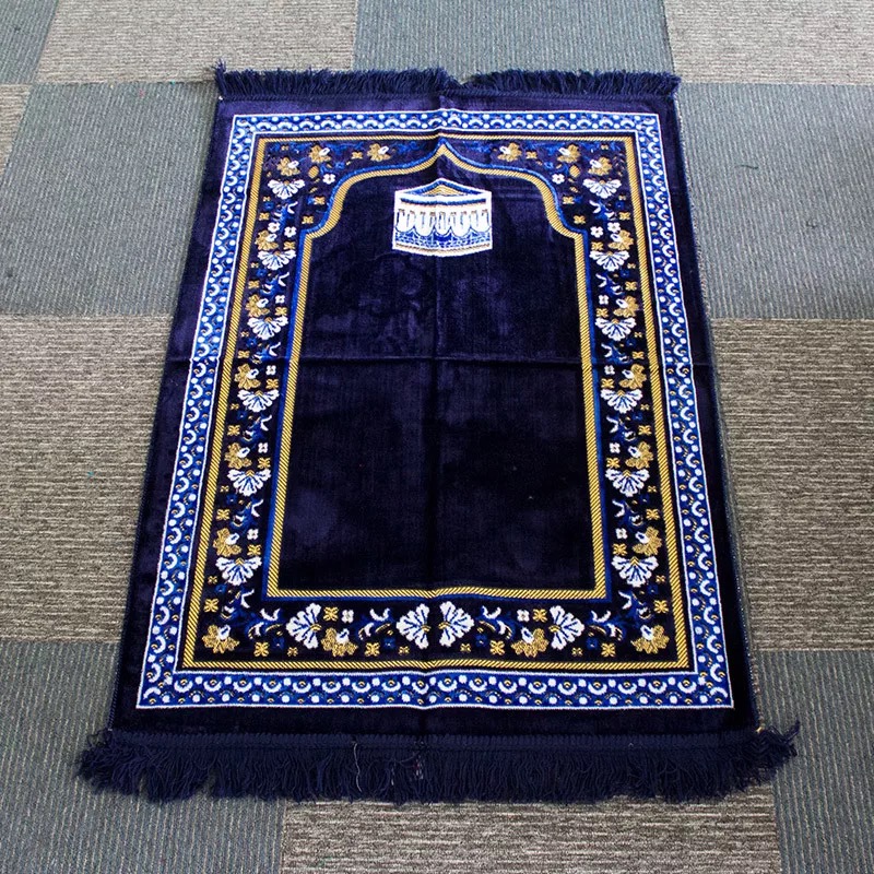Happy Textile ISO сертификат изысканный хлопчатобумажный материал молитвенный коврик, прочный исламский молитвенный Ma исламский портативный