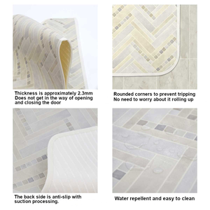 Alfombrillas japonesas con estampado personalizado, lavables, de diseñador de marca personalizada, modelo 2017 - Product Image 6