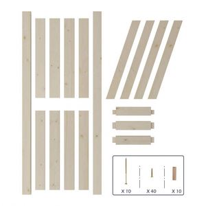 WEKIS Kits de quincaillerie modernes en bois massif pour portes de grange, étanches, pour chambre, hôtel, entrée, salon, extérieur et appartement - Product Image 3