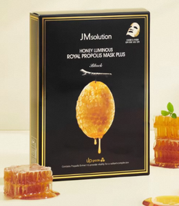 Nueva llegada: Mascarilla suave JMsolution Honey Luminous Royal Propolis Oil con 3 péptidos, hecha en Corea, envío desde Corea, para mujeres, todo tipo de piel, 10 unidades. - Product Image 3