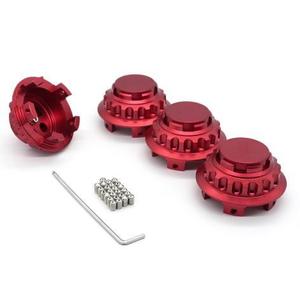 ฝาครอบดุมล้ออะลูมิเนียมอัลลอย CNC สีแดง สำหรับเมอร์เซเดสเบนซ์ รุ่นปรับปรุงเพิ่มเติม - Product Image 1