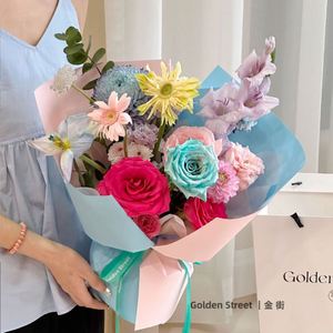 Papel de Envolver Flores HB02 de la Marca HB, Reciclado, con Revestimiento de PE de Doble Cara, Impermeable, Color Personalizado, al Mejor Precio, para Eventos - Product Image 4