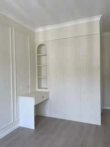 Armoire en bois sur mesure avec porte vitrée, meuble de chambre à coucher, rangement pour vêtements, organisateur pour chambre à coucher - Product Image 5