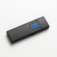 Briquet à double arc coupe-vent de haute qualité Briquet électrique en métal USB rechargeable avec logo personnalisé