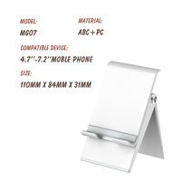 LDNIO — support de téléphone Portable pliable universel, réglable, en ABS, pour Iphone, Samsung, Xiaomi, MG07