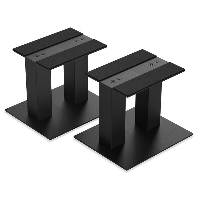 Industrial Grade Desktop Speaker Stands 1 Pair for Small/Medium Bookshelf Speakers Steel Studio Monitor Stands OEM Customizable