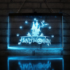 <span class=keywords><strong>Lampe</strong></span> néon led avec économie d'énergie, ampoule suspendue thème Halloween, présentoir de table, cadeau pour enfants, 1 pièce - Product Image 5