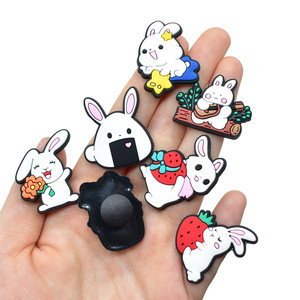 Fournitures de Pâques, breloques de chaussures en forme de lapin, promotion, cadeau, souvenir de Pâques, décoration de chaussures en forme de lapin, breloques de chaussures en forme de lapin pour le jour de Pâques - Product Image 3