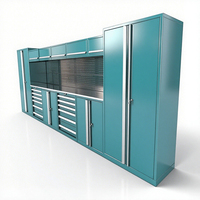 Usine directe armoire à outils en acier personnalisable OEM atelier stockage outil chariot coffre avec trois couches chariot inclus