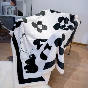 Manta de Raschel Suave y Gruesa de Felpa para Bebé, Manta de Raschel Afelpada y Cálida para el Invierno, Venta al por Mayor Personalizada - Product Image 3