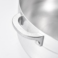 Meilleures ventes : Ensemble de 12 casseroles et faitouts en aluminium sablé pour la maison et les restaurants, comprenant des calderos et des ensembles de cuisson