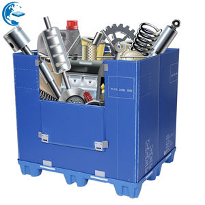 Boîte de palette en plastique pp, boîte de palette en plastique réutilisable boîte gaylord boîtes de manchon en plastique en carton avec division - Product Image 5