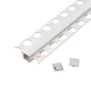 Super Hot 15*15 Plaster Profile Recessed Drywall Led Aluminum Profile For Ceiling Wall Gypsum Strip Led Channel