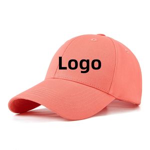 高品质6面板透气平纹棒球帽，带定制刺绣标志 - Product Image 1