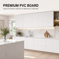 Plaque de mousse PVC écologique sans formaldéhyde pour armoires de cuisine, impression UV, panneau Sintra rigide durable, fabricant