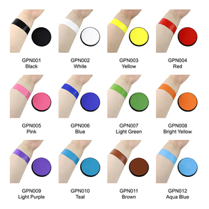 GP Single Creative 12-Color Water-Activated Face Paint Cosplay Makeup for Kids Halloween Body Painting Supplies Water-Based - Product Image 6