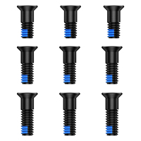 Vis de fixation pour viseur point rouge M4-6.2mm, compatibilité universelle, lot de 9 pièces