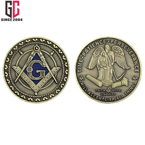 15 anni di fabbrica Custom sfida monete massoniche Freemason collezione di fratellanza da collezione - Product Image 6