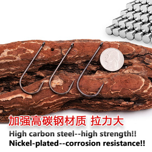 เหยื่อล่อปลาทูน่าแบบ<span class=keywords><strong>สด</strong></span>สแตนเลสแบบยาวพิเศษตะขอตกปลาแบบก้านใหญ่เทคนิคการตกปลาสำหรับปลาแบสน้ำเค็มทะเล - Product Image 3