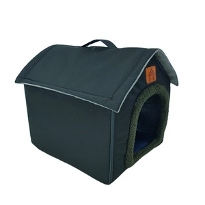 Calidad de <span class=keywords><strong>moda</strong></span> forma de casa Cama Durable cama <span class=keywords><strong>del</strong></span> animal doméstico para perro gato plegable - Product Image 1