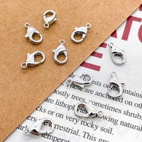 Fournitures de fabrication de bijoux lisses et durables, petits fermoirs à ressort en acier inoxydable, divers et fiables, accessoires pratiques et polyvalents en vrac