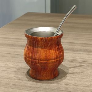 Juego de Mate Argentino Personalizado al por Mayor, Taza de Mate de Doble Pared de Acero Inoxidable 304 con Bombillas - Product Image 2