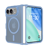 Coque magnétique antichoc en gros pour iPhone Duo, étui pliable avec protection d'objectif et de charnière, fabrication OEM