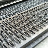 Plateforme de passage en aluminium, marches d'escalier antidérapantes en métal, grille de sécurité antidérapante