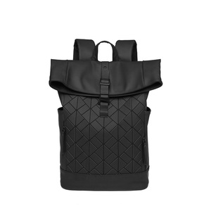 Roll Top <b>Laptop</b> <b>Backpack</b> Unisex Large Capacity Oxford Travel Waterproof School Bag Computer <b>Backpack</b> - Product Image 3