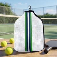 Housse de raquette personnalisée en néoprène pour pickleball avec crochet – Meilleure vente