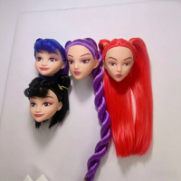 Tête de poupée de mode AJB Toy de 11,5 pouces (30 cm) en vinyle, accessoires pour la fabrication de poupées personnalisées