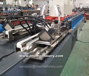 2 en 1 C Stud U Track Purlin Partition Drywall Prefab <span class=keywords><strong>Steel</strong></span> Framing Roll Forming Line Profiling <span class=keywords><strong>Machine</strong></span> Core Motor PLC Engine - Product Image 4