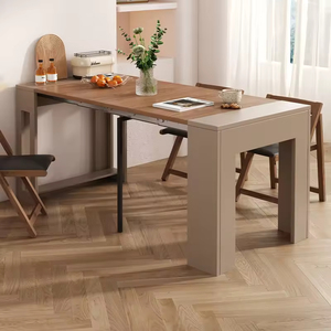 <span class=keywords><strong>Mesa</strong></span> de Comedor Extensible Multifuncional Estilo Mantequilla, <span class=keywords><strong>Mesa</strong></span> <span class=keywords><strong>Plegable</strong></span> de Madera Compacta y Moderna para el Hogar - Product Image 3